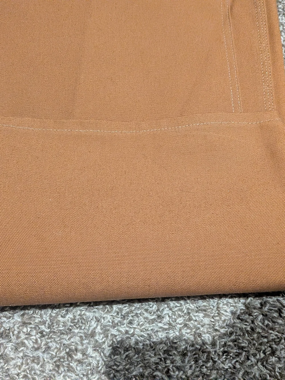 Carhartt Men's Brown Duck Cargo Carpenter Pants Double Leg USA Work Outdoors
